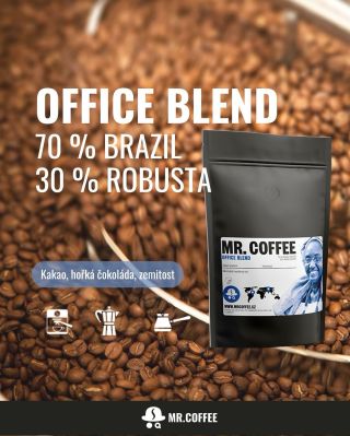 Office Blend - Tmavě pražená směs pro každý den -💼 Firemní oblíbenec Složení: • 70% arabica Brazil + 30% robusta India...