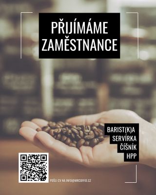 Hledáme posilu do týmu! ☕ Tepe ti v žilách espresso? Umíš mluvit a práce s lidmi tě naplňuje? Hledáme barist(k)u,...